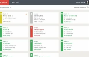 Travis CI screenshot 1
