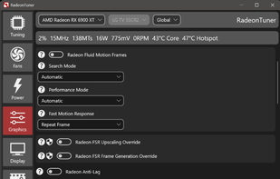 RadeonTuner screenshot 2