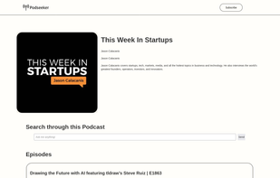 Podseeker screenshot 1