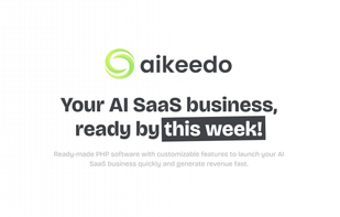 Your AI SaaS business, ready by this week!
