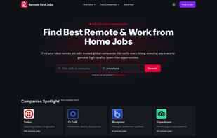Remote First Jobs