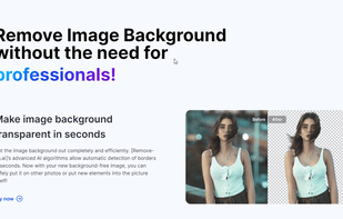 Remove BG from your images with AI