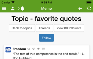 Memo (memo.cash) screenshot 2