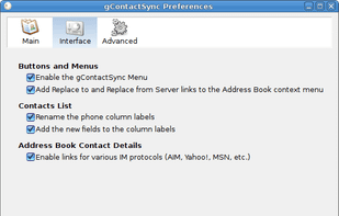 gContactSync screenshot 2