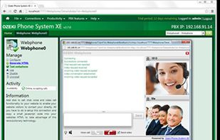 Ozeki Phone System XE - Webphone configuration 