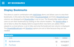 My Bookmarks screenshot 3