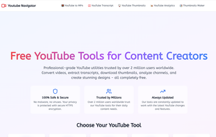 YouTube Navigator screenshot 1