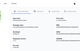 Koodous screenshot 1