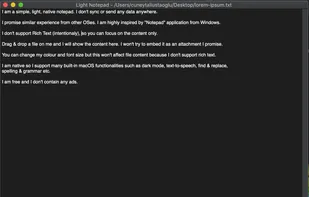 Light Notepad screenshot 1