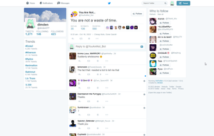 Old Twitter Layout screenshot 2