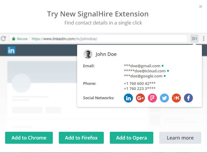 SignalHire App Reviews, Features, Pricing & Download AlternativeTo