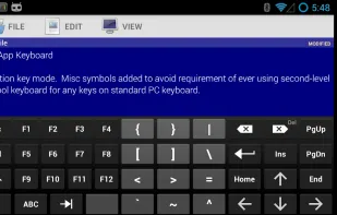 NextApp Technical Keyboard screenshot 2