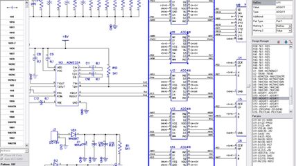 Schematic program provides wide range of tools to create single- and multi-sheet circuits. Multilevel hierarchy is supported.