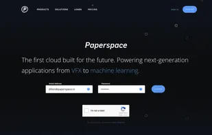 Paperspace screenshot 1