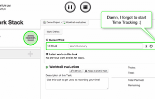 WorkTrail screenshot 1
