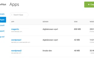 ServerPilot.io screenshot 1