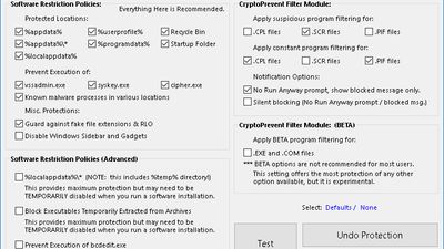 CryptoPrevent screenshot 1