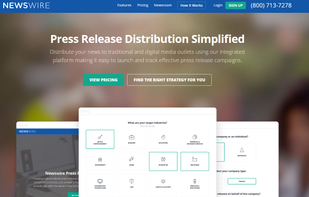 Newswire.com screenshot 1