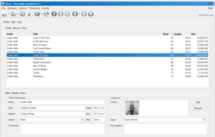 The integrated tag editor