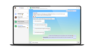 Zenkit project management dev team releases Zenchat chat & task collab app image