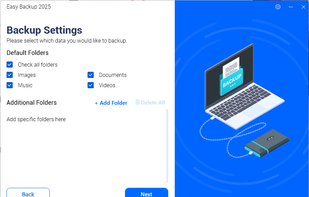 Abelssoft EasyBackup screenshot 2