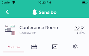 Sensibo screenshot 2