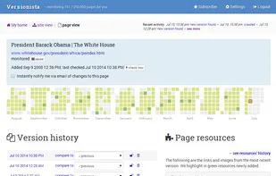 Versionista screenshot 3