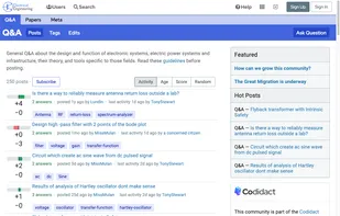 Q&A category from Electrical Engineering