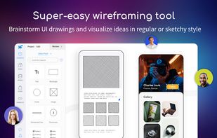 Super easy and intuitive WireFraming tool.