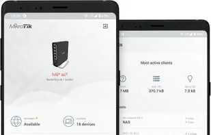 MikroTik mobile app screenshot 1