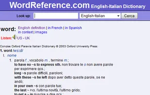 English-Italian Dictionary