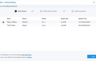 Tenorshare 4uKey - iTunes Backup screenshot 1