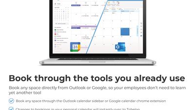 Book a desk or room from your Outlook or Google calendar