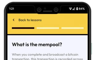 Padawan wallet screenshot 1