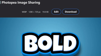 PhotoPea adds free background remover and share via link options image