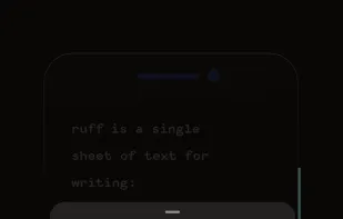 ruff: a writing companion screenshot 3