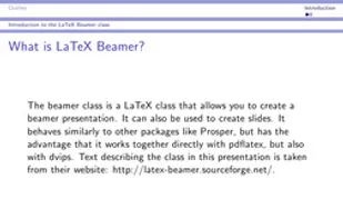 an example beamer slide, highly customizable