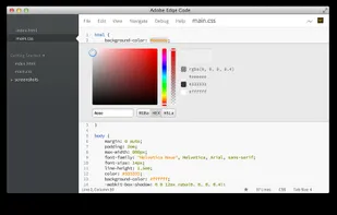 Adobe Edge Code screenshot 1