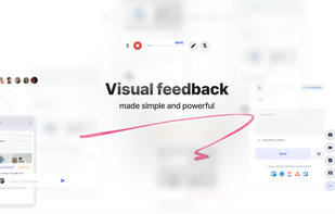 Capture, annotate, and share visual feedback from your team and customers