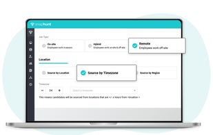 Snaphunt | Job Posting | Find targeted talent based on location or timezone