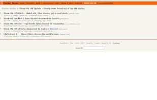 HN Explorer screenshot 1