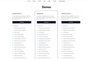 Nextbase demos page