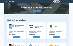 TrustEd Institute homepage