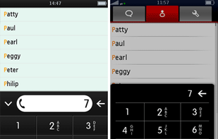 Symbian S60 5th and Symbian^3 user interface