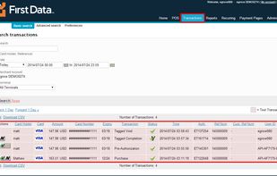 Payeezy First Data GGe4 Extension - Backend