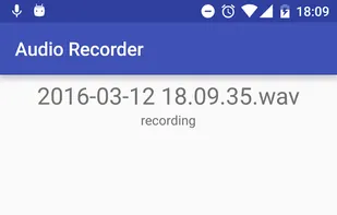 Android Audio Recorder screenshot 2