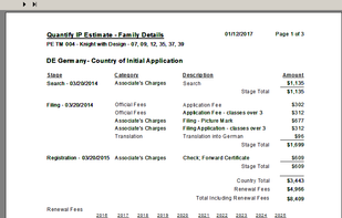 Portfolio Estimator - Trademarks screenshot 1