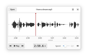 Parlatype screenshot 1