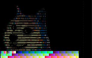 Durdraw's 256 color palette