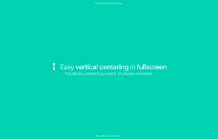 Easy vertical centering